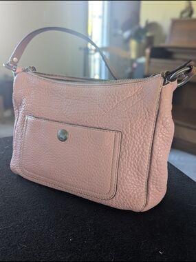 Vintage Coach Genuine Pebbled Leather Shoulder Bag in Dusty Rose